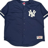 New York Yankees Majestic Mlb Jersey - 2XL Navy Polyester