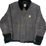 Carhartt Oversized Jacket - 2XL Gray Cotton