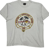 Scottish Highland Games Sarasota 1994 Fruit Of The Loom Single Stitch T-Shirt - Large White Cotton Blend