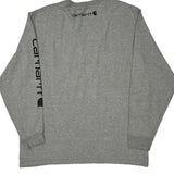 Carhartt Long Sleeve T-Shirt - XL Gray Cotton
