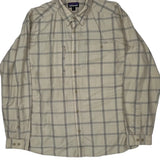 Patagonia Checked Shirt - XL Beige Cotton