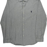 Polo By Ralph Lauren Shirt - Large Gray Cotton