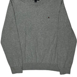 Tommy Hilfiger Jumper - Large Grey Cotton