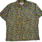 Holiday Inn Print Fashion Seal Graphic Hawaiian Shirt - XL Multicoloured Cotton