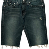 True Religion Denim Shorts - 34W 12L Dark Wash Denim