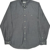 Lacoste Slim Fit Shirt - Medium Gray Cotton
