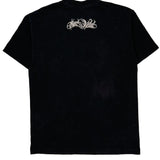 Alstyle Graphic T-Shirt - Medium Black Cotton