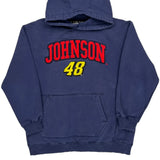 Johnson 48 Chase Authentics Nascar Hoodie - Large Blue Cotton