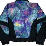 Reebok Windbreaker - Large Multicoloured Nylon