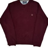 Tommy Hilfiger Sweater - 2XL Burgundy Cotton