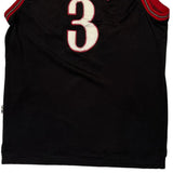 Philadelphia 76ers #3 Allen Iverson Adidas Nba Jersey - XL Black Polyester