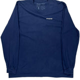 Patagonia Long Sleeve T-Shirt - No Size Blue Cotton