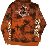 Dragon Unbranded Graphic Hoodie - XL Brown Cotton