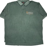 Motorcycles Harley Davidson Polo Shirt - 2XL Green Cotton