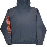 Carhartt Hoodie - XL Blue Cotton Blend