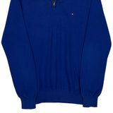 Tommy Hilfiger 1/4 Zip - Small Blue Cotton