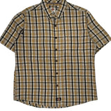 Dickies Checked Short Sleeve Shirt - XL Multicoloured Cotton Blend