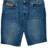 Rocawear Denim Shorts - 34W 11L Blue Denim