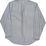 Ralph Lauren Striped Shirt - XL Blue Cotton
