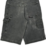 Fubu Cargo Shorts - 26W 12L Gray Cotton