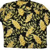 Tommy Bahama Floral Hawaiian Shirt - 2XL Black Silk