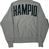 Reverse Weave Champion Spellout Sweatshirt - Small Grey Cotton