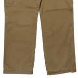 Carhartt Carpenter Trousers - 34W 30L Khaki Cotton