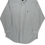 Ralph Lauren Checked Shirt - Medium Blue Cotton
