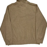 Polo By Ralph Lauren 1/4 Zip - 2XL Beige Cotton