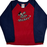Disney Mickey Mouse Long Sleeve T-Shirt - Medium Navy Polyester