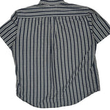 Tommy Hilfiger Checked Short Sleeve Shirt - XL Blue Cotton