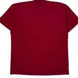 Fruit Of The Loom Single Stitch T-Shirt - XL Red Cotton