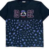 USA Olympic Team Reebok Graphic T-Shirt - XL Black Cotton