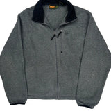 Timberland Fleece Jacket - Large Gray Polyester