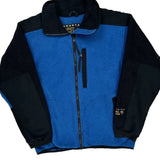 Made In USA Mountain Hard Wear Fleece Jacket - Medium Blue Polyester