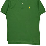 Polo By Ralph Lauren Polo Shirt - Medium Green Cotton