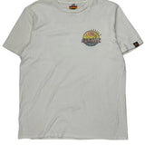 Ellesse Graphic T-Shirt - Large White Cotton
