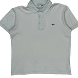 Lacoste Polo Shirt - Small Light Wash Cotton