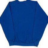 90S Blank Fruit Of The Loom Sweatshirt - Large Blue Cotton Blend