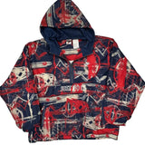 Just Do It Nike Windbreaker - XL Multicoloured Nylon