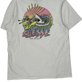 Ellesse Graphic T-Shirt - Large White Cotton