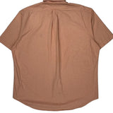 Blake Ralph Lauren Checked Short Sleeve Shirt - Large Orange Cotton