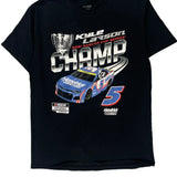 Kyle Larson 2021 Nascar Cup Series Champion Hendricks Motorsports Nascar T-Shirt - Large Black Cotton
