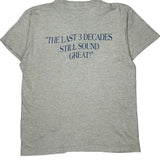 Classic Country 104 Kjq Fruit Of The Loom Single Stitch T-Shirt - Large Grey Cotton
