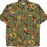 Gozzi Floral Hawaiian Shirt - Large Multicoloured Cotton