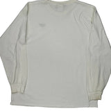 Reebok Long Sleeve T-Shirt - XL White Cotton