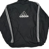 Adidas Track Jacket - Large Black Polyester