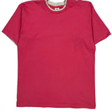 Single Stitch 90S Blank Fruit Of The Loom Layered T-Shirt - Large Red Cotton