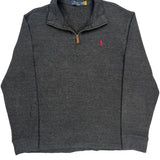 Polo By Ralph Lauren 1/4 Zip - XL Gray Cotton