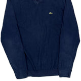Lacoste Sweater - Large Blue Cotton